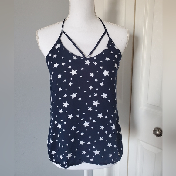 Tops - Navy Blue spaghetti strap top size S
